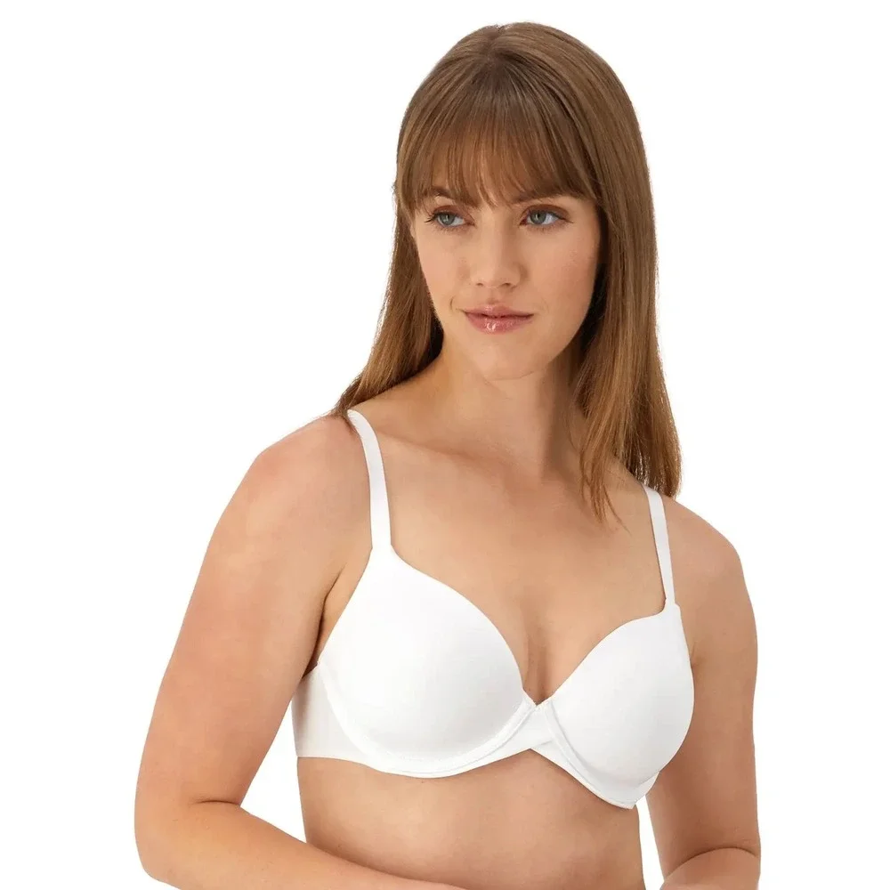 Maidenform‎ White T-Shirt Underwire Bra Convertible Straps 34DD DM7543 NEW